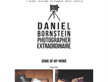 Tablet Screenshot of danielbornstein.com